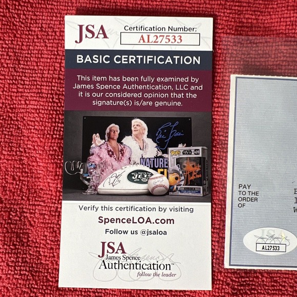 🔥 RARE LA Dodgers VIN SCULLY SIGNED CHECK JSA COA GEM MINT AUTOGRAPH CERTIFIED - Picture 4 of 6